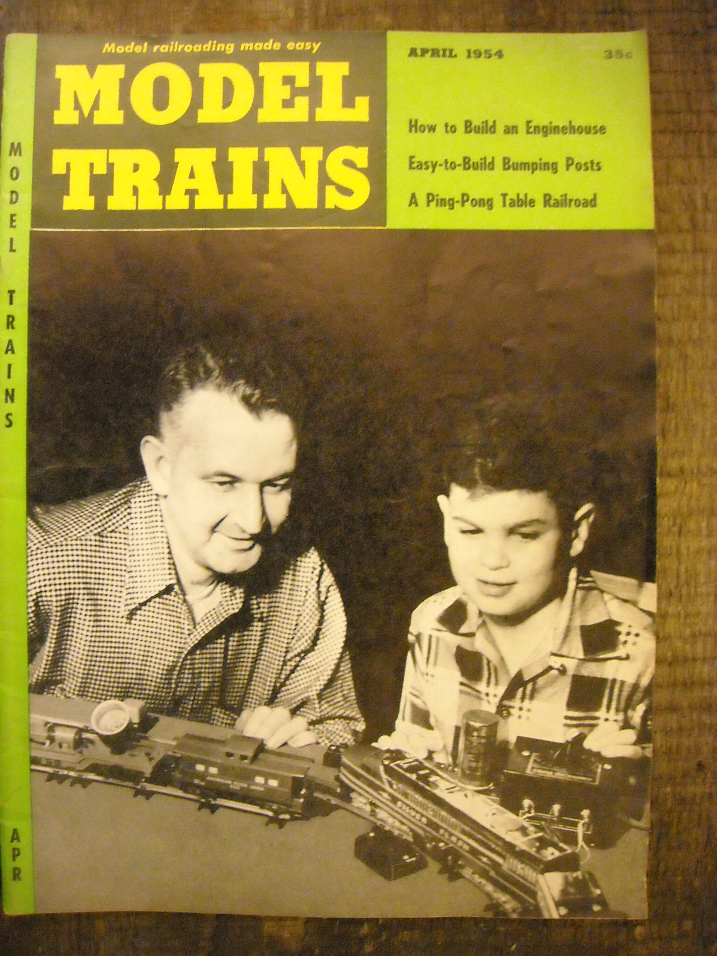 Model Trains April 1954