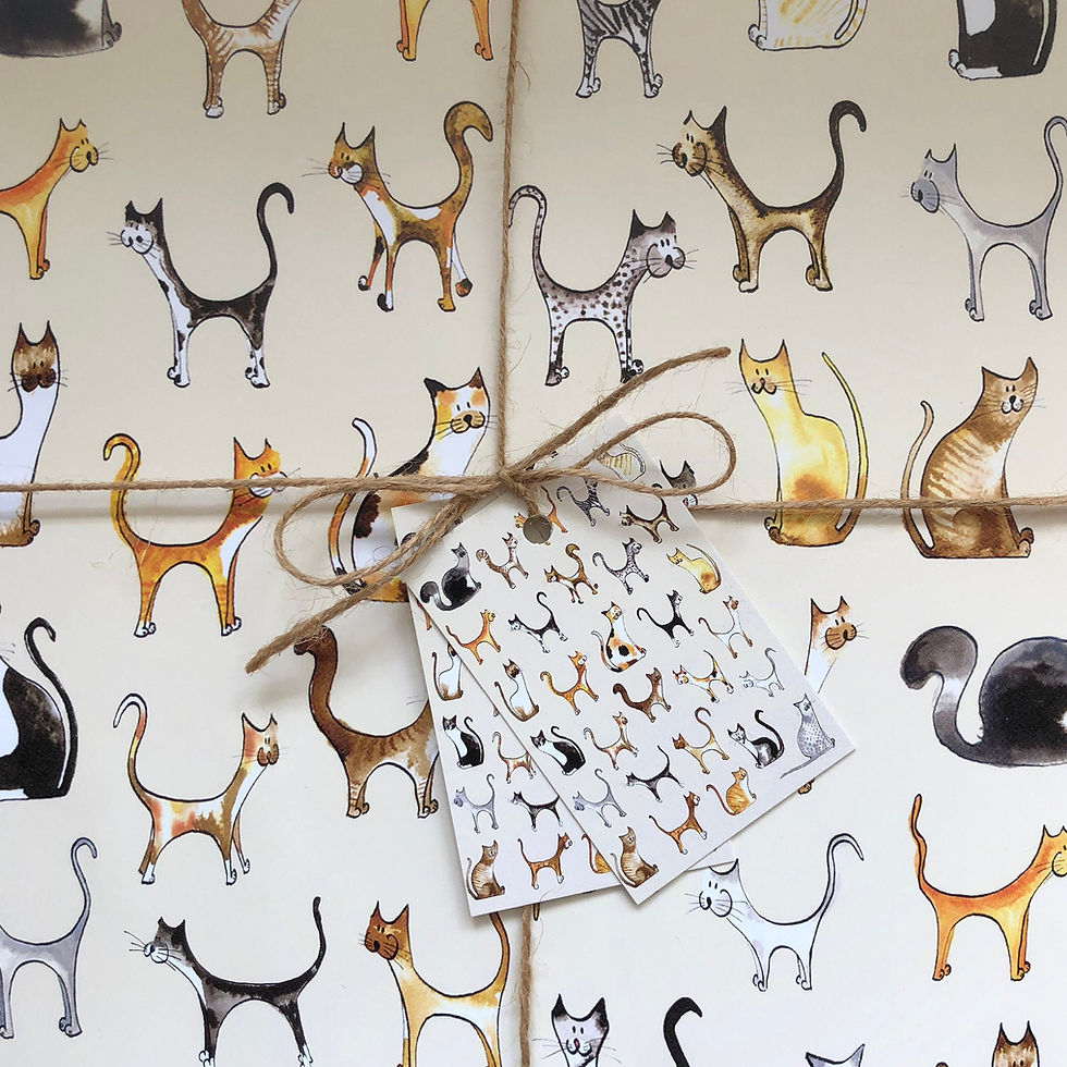 Thumbnail: Cat wrapping paper