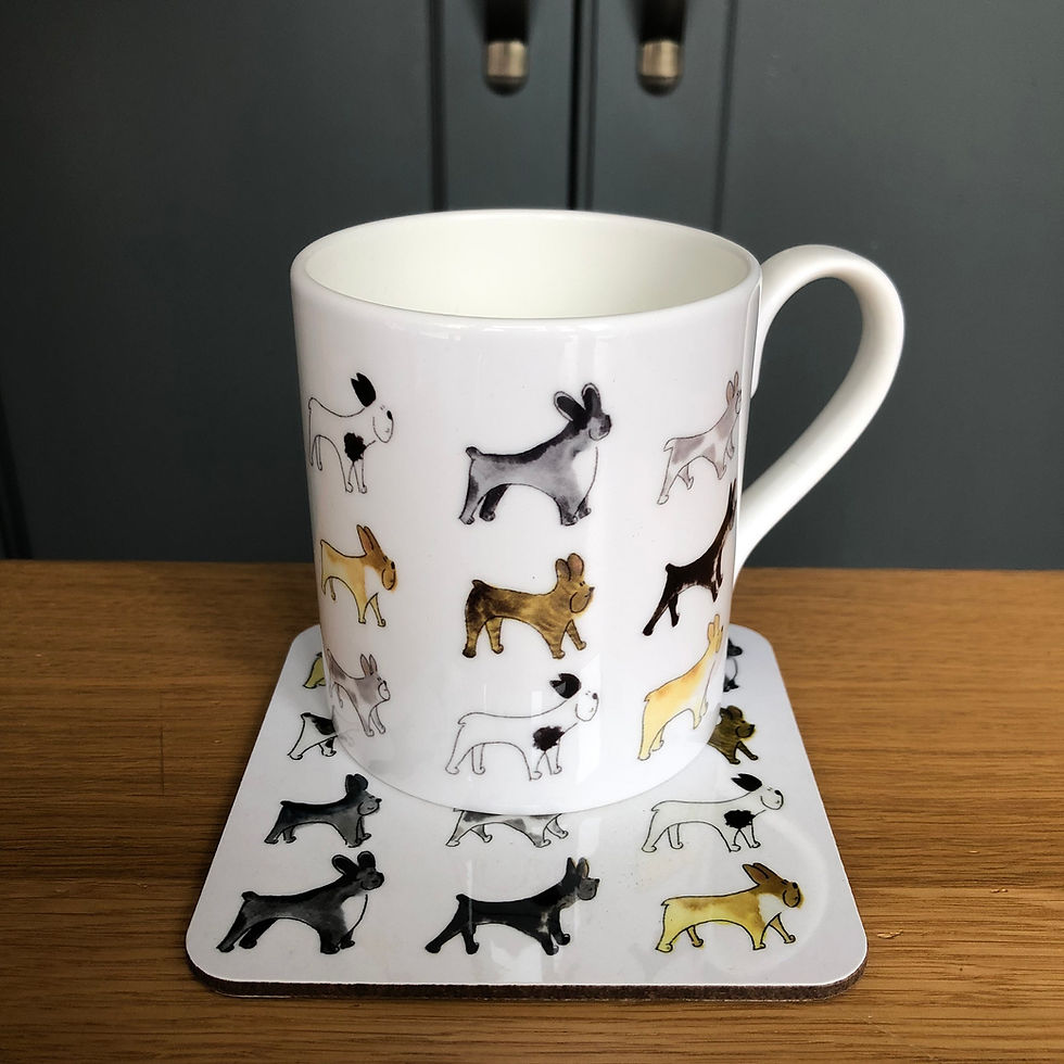 Thumbnail: French Bulldog dog placemats