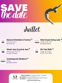 En juillet à Encas-Danses Studio