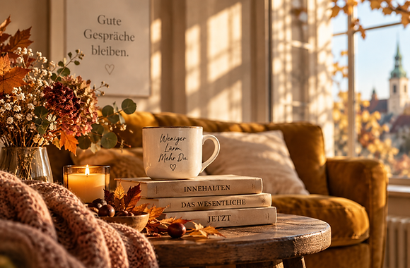 Gemütliche Herbststimmung mit Büchern und Kerze.png