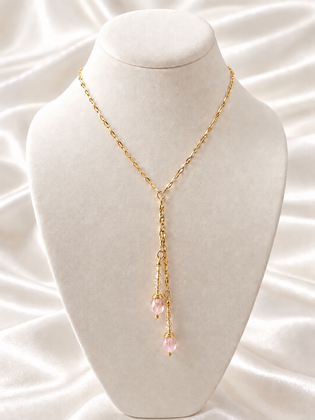 Pink Petal Necklace 