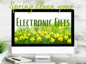 Spring Clean your Electronic Files