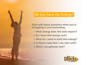 You have the Time, but do you have the Energy?