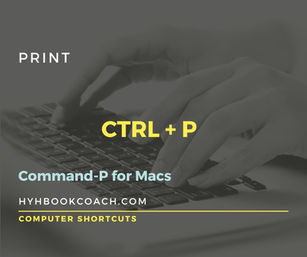 print CTRL+P