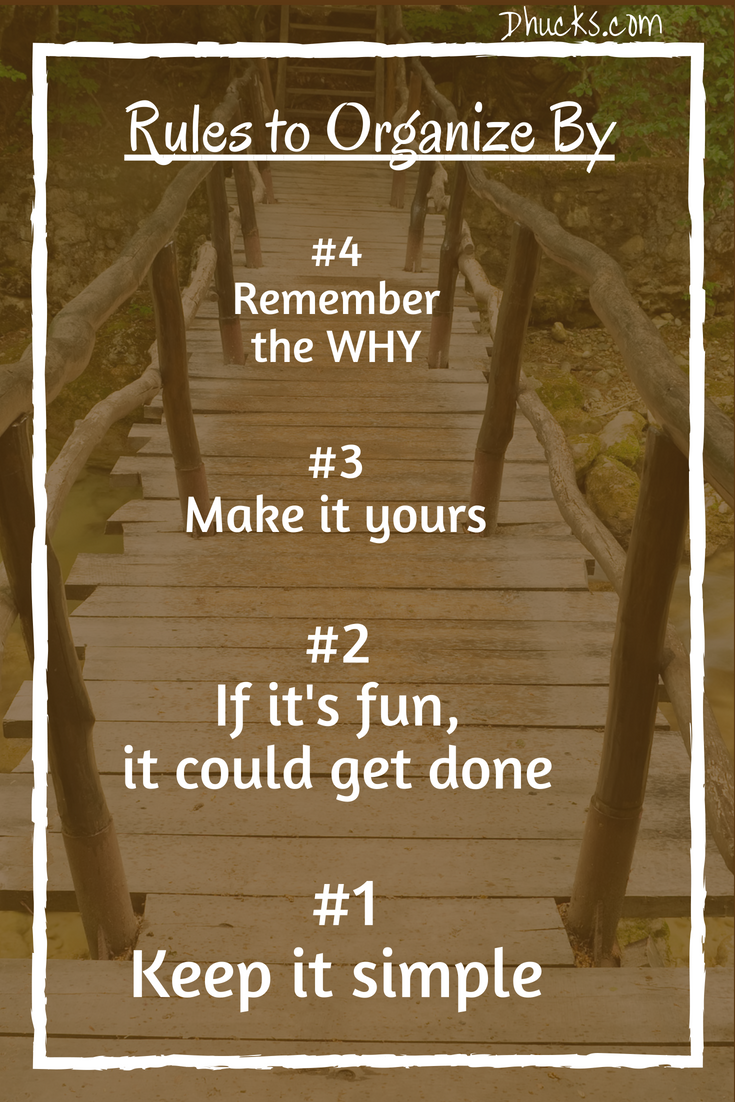 Rules to Organize By