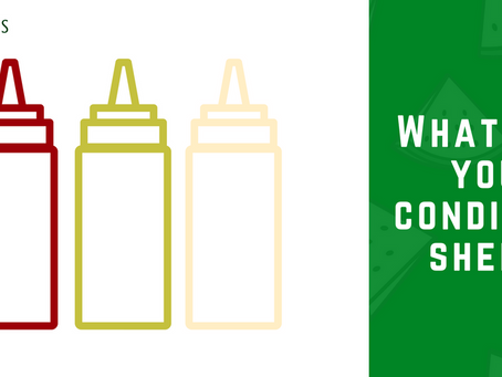 condiment bottles - what's on your condiment shelf?