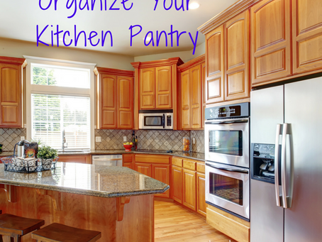 Organize Your Kitchen Pantry
