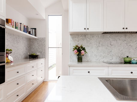 Beautiful Kitchen in a white modern country style