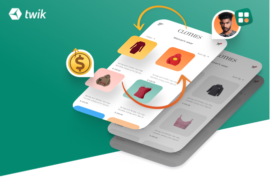 Twik Store Personalization banner