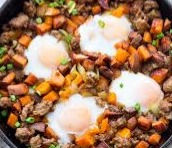 Turkey, Sweet Potato, Kale Hash