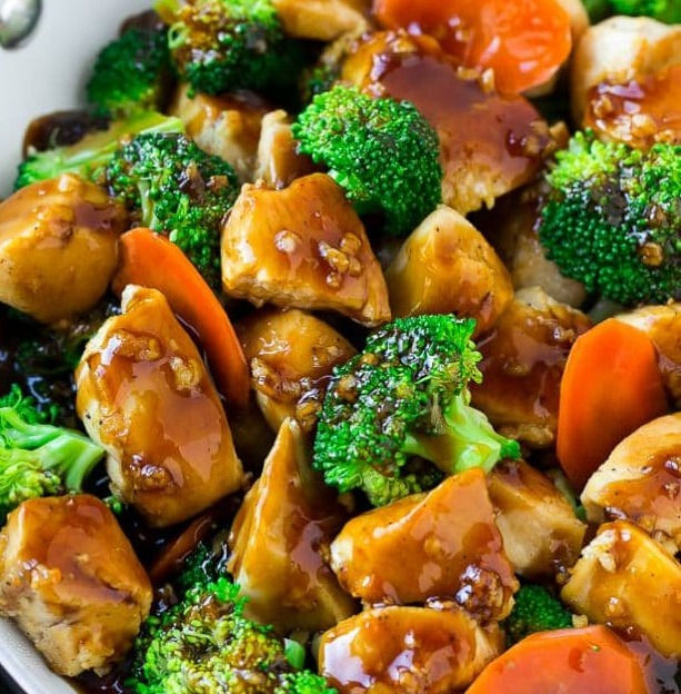 Garlic Chicken with mixed vegetables
