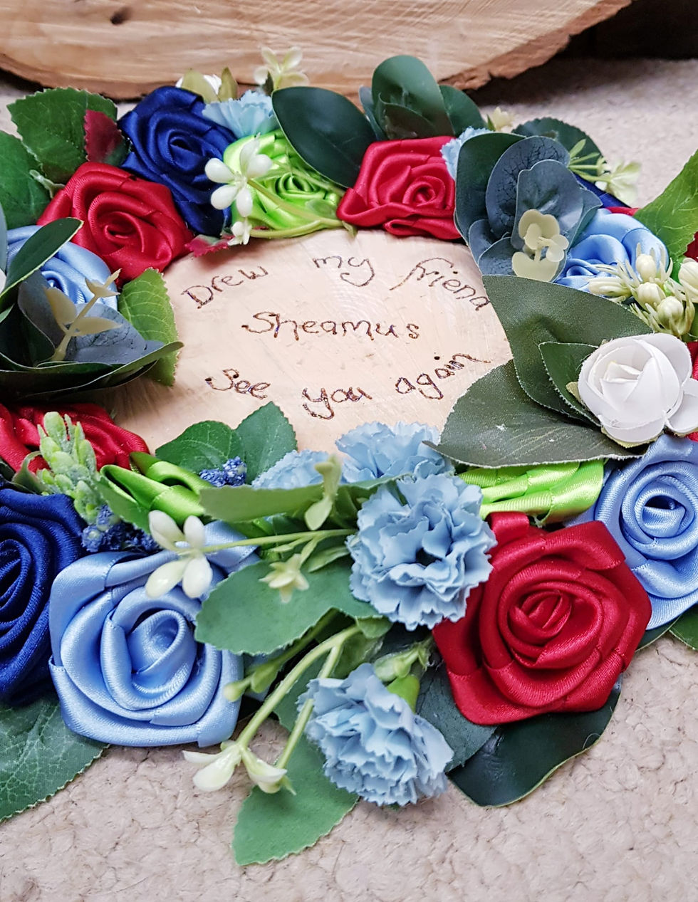 Sympathy flowers remembering a friend