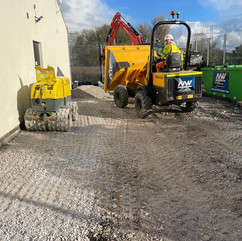 emergency work undertaken by NW Groundwork to repair lifting concrete walkways at Frodsham Wind Farm