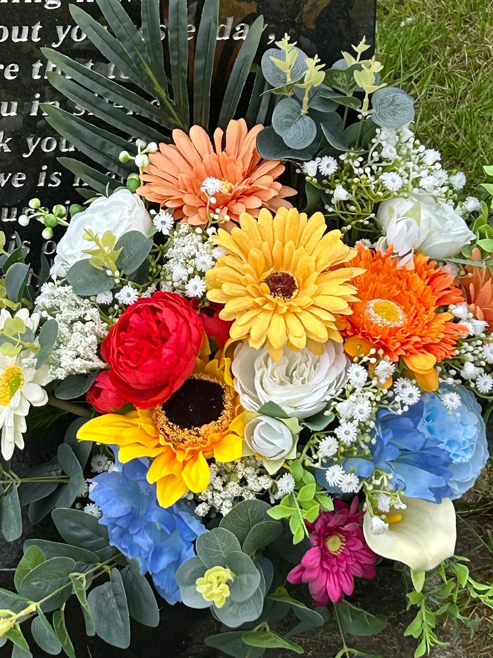Tribute bouquet for missing loved ones