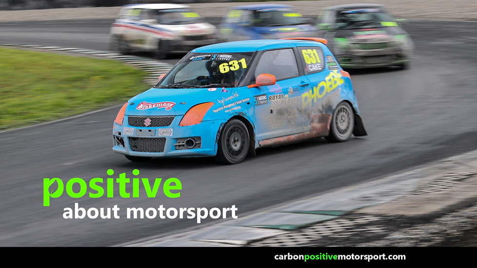 Phoebe Cake racing in Junior Rallycross at Mondello Park