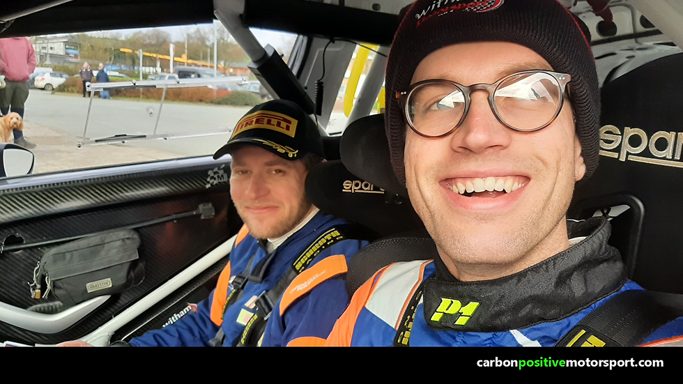 BTRDA championship leaders Matthew Hirst & Declan Dear