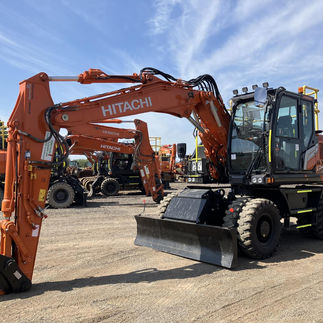 NW Groundwork has added a brand-new Hitachi Zaxis 135W wheeled excavator to the fleet