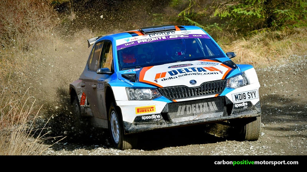 BTRDA championship leaders Matthew Hirst & Declan Dear will compete on this weekend's Border Counties Rally