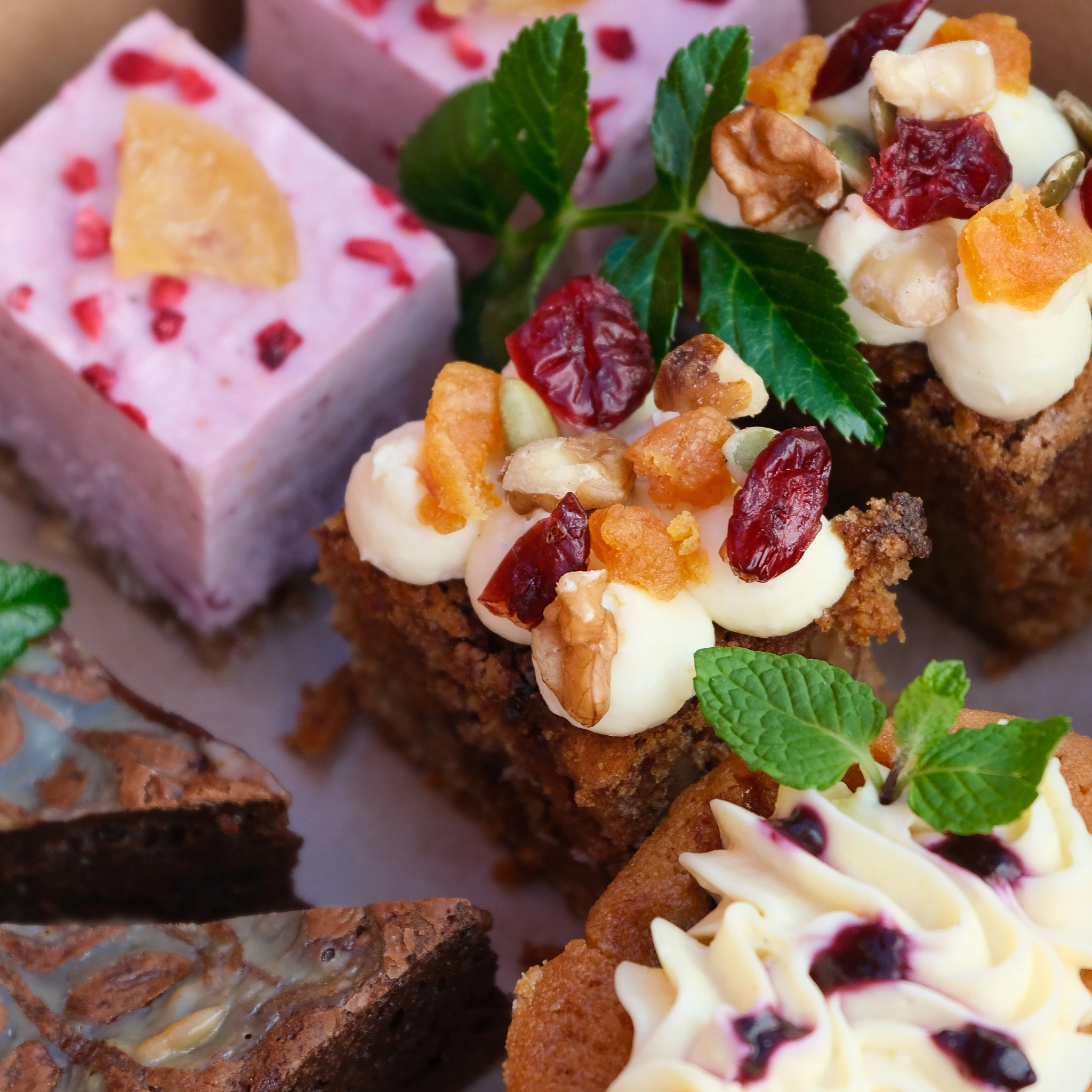 Dessert Canapes Double Dribble