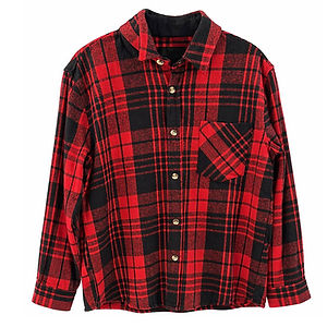 IVORY - Camisa sobre cuadros