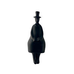 Hombre Sombrero Copa Alta Decorativo