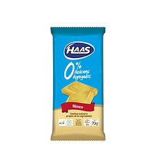 HAAS - Barra de chocolate Branco 0% light