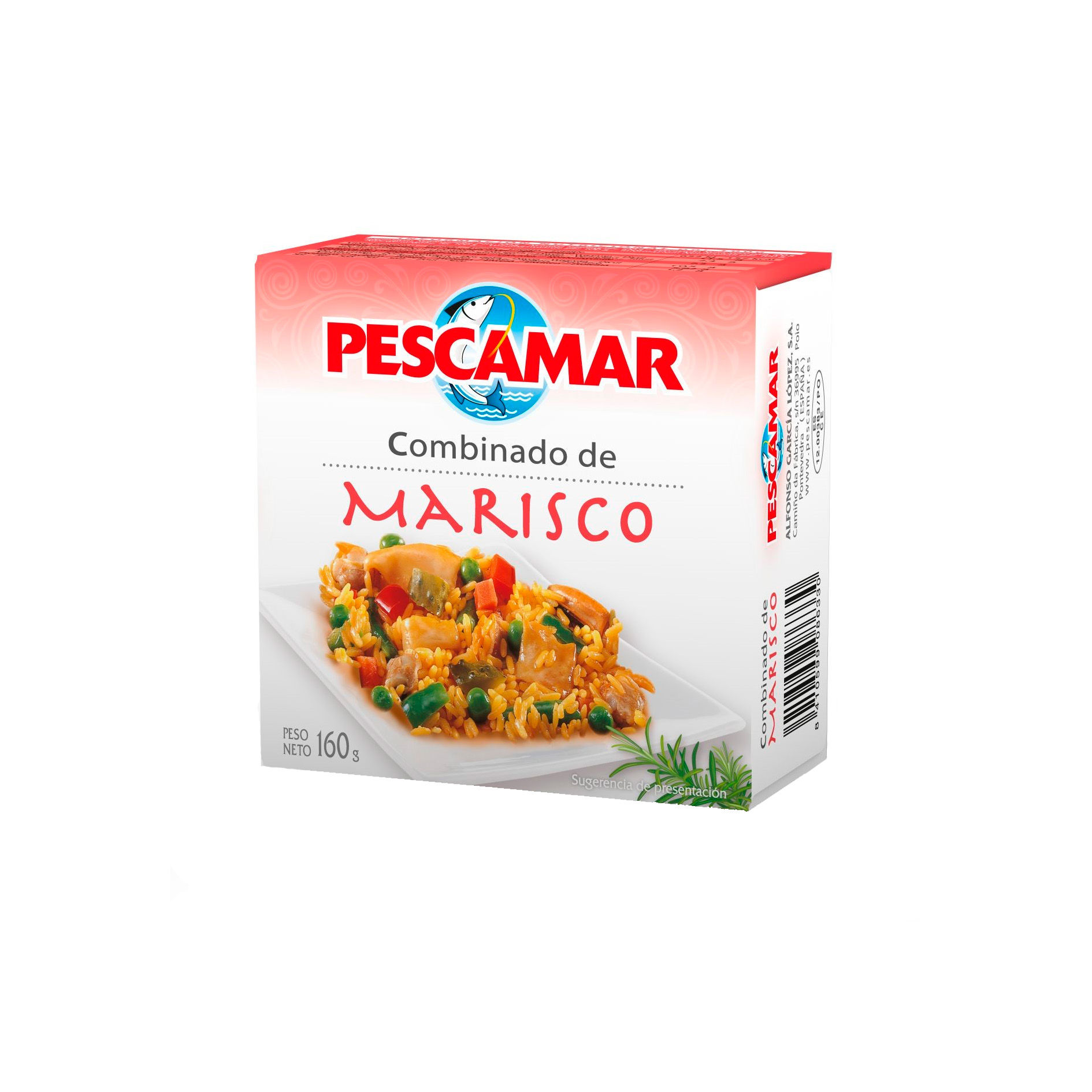 PESCAMAR - Mediterraneo combinados de  Mariscos 160gr