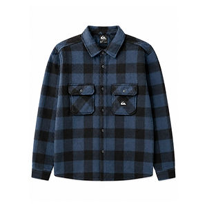 QUIKSILVER - Sobrecamisa polar a cuadros Masculina