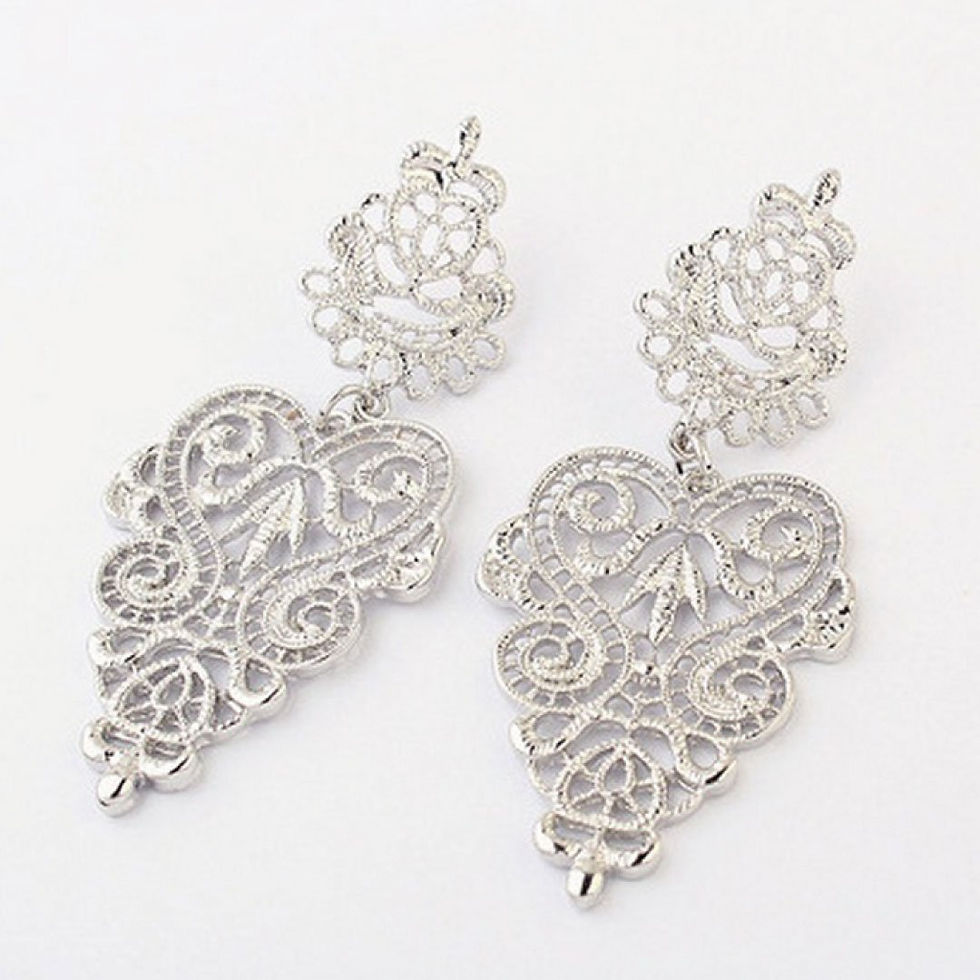 Thumbnail: Agnes Earrings -Silver