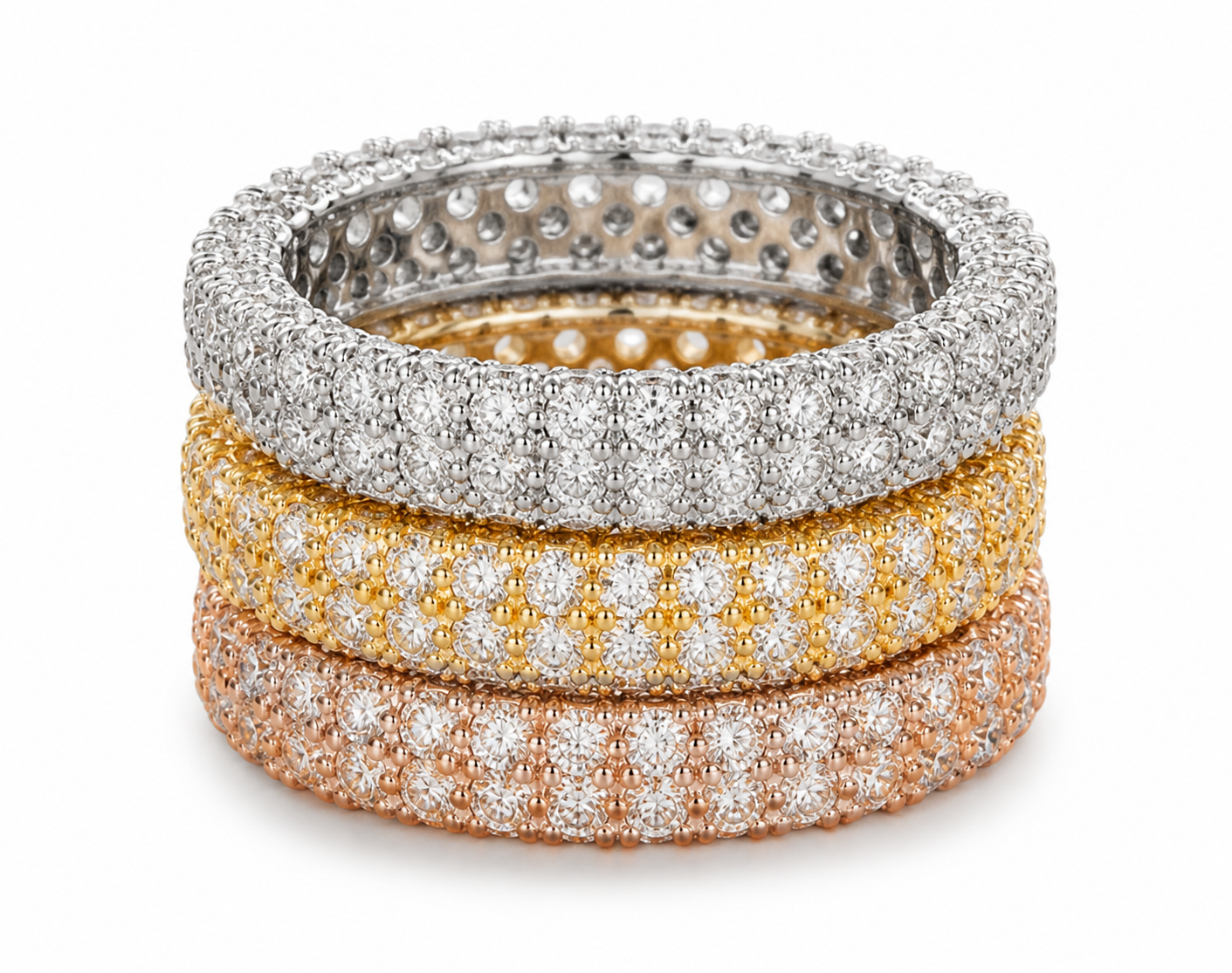 Éternelle Trio Ring Set