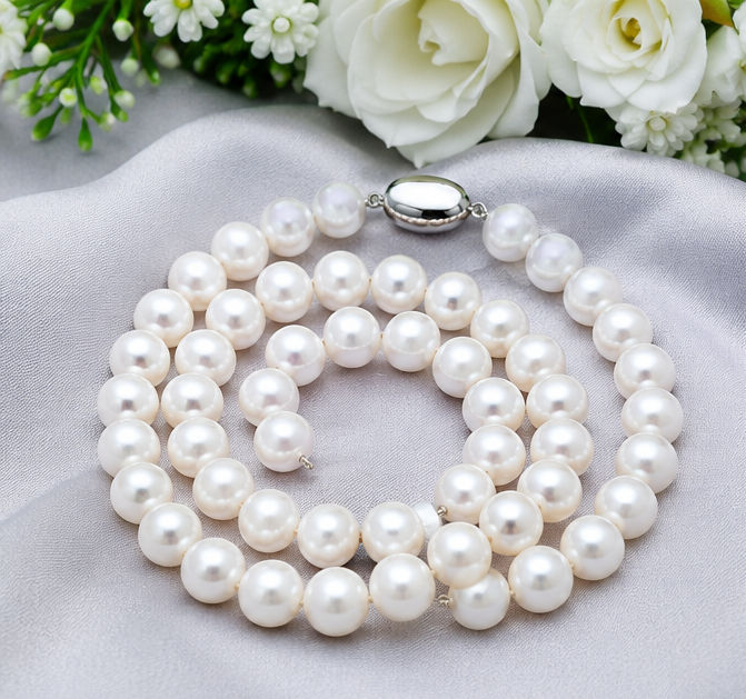 Thumbnail: Lumière Freshwater Pearl Necklace