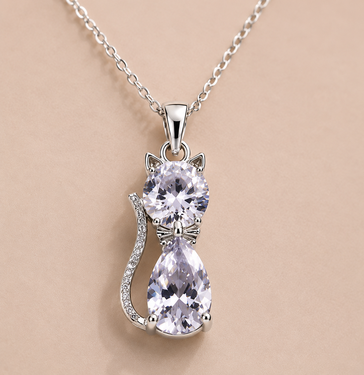 Celeste Cat Jewelry Set