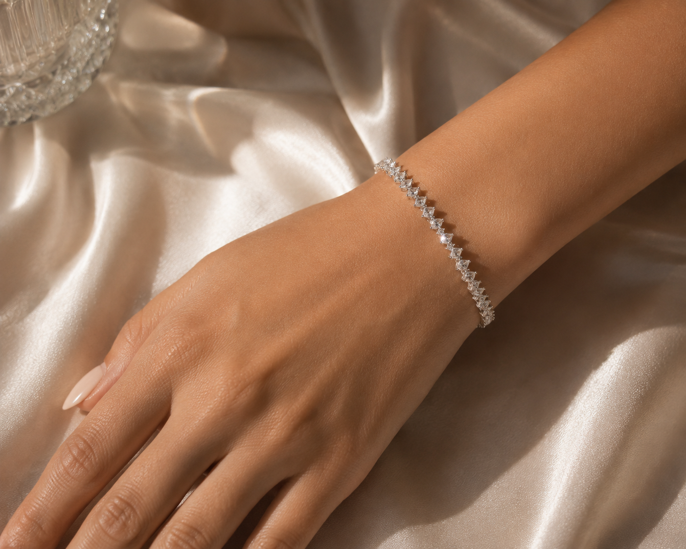 Crystal Tennis Bracelet — additional view 2