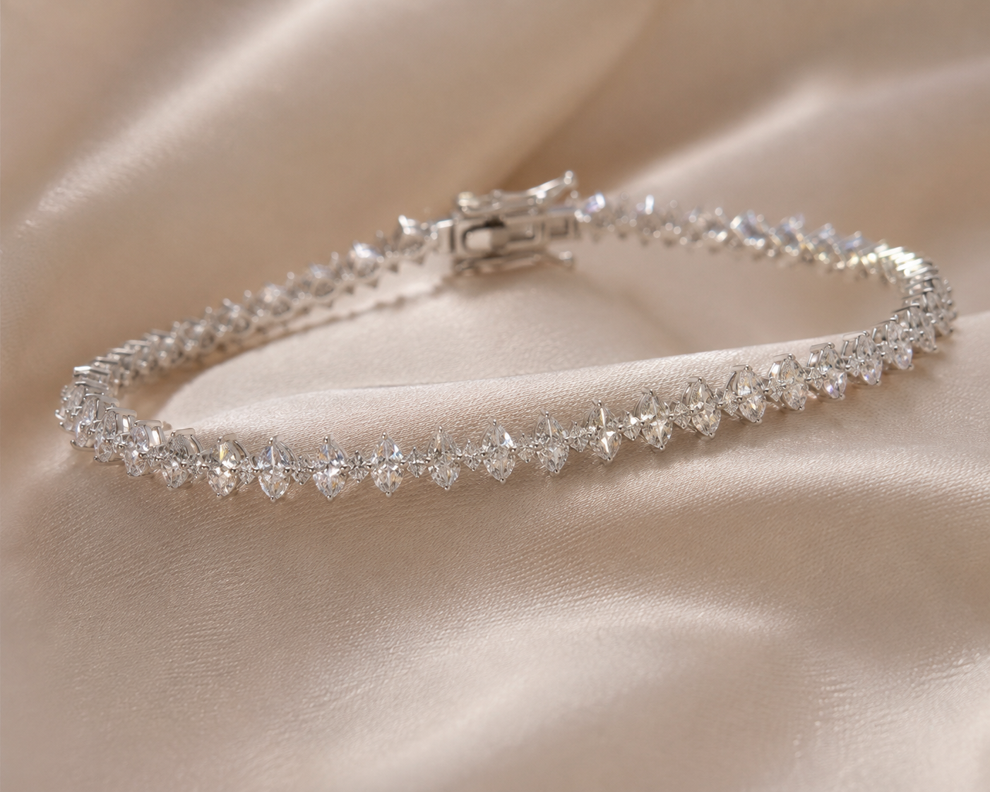 Crystal Tennis Bracelet — additional view 5