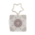 Μπρελόκ "Brown Tile" διπλής όψης, με εκτύπωση υψηλής ανάλυσης σε πλέξιγκλας. Διάσταση: 4,5x4,5 cm.