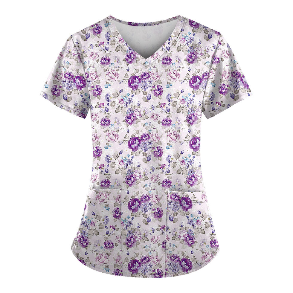 Thumbnail: Nomadic Uniform Scrubs printed