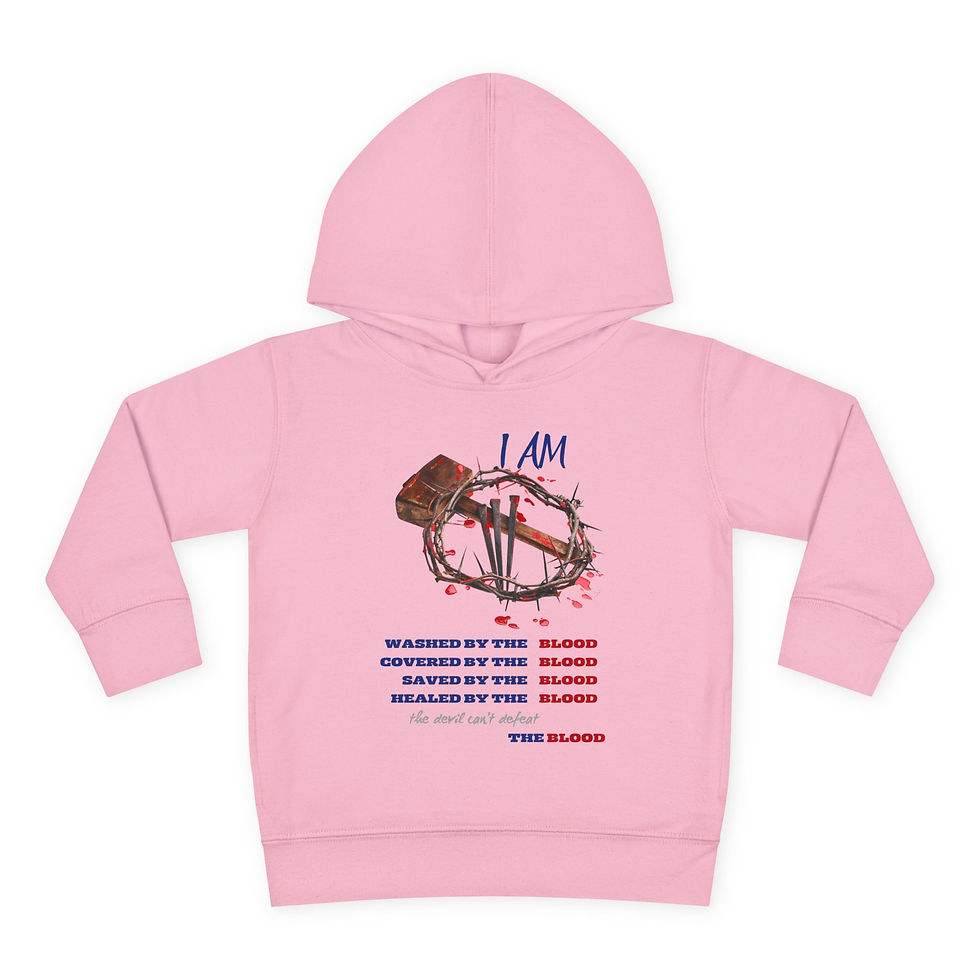 Thumbnail: Washed by the Blood Toddler Pullover Fleece Hoodie