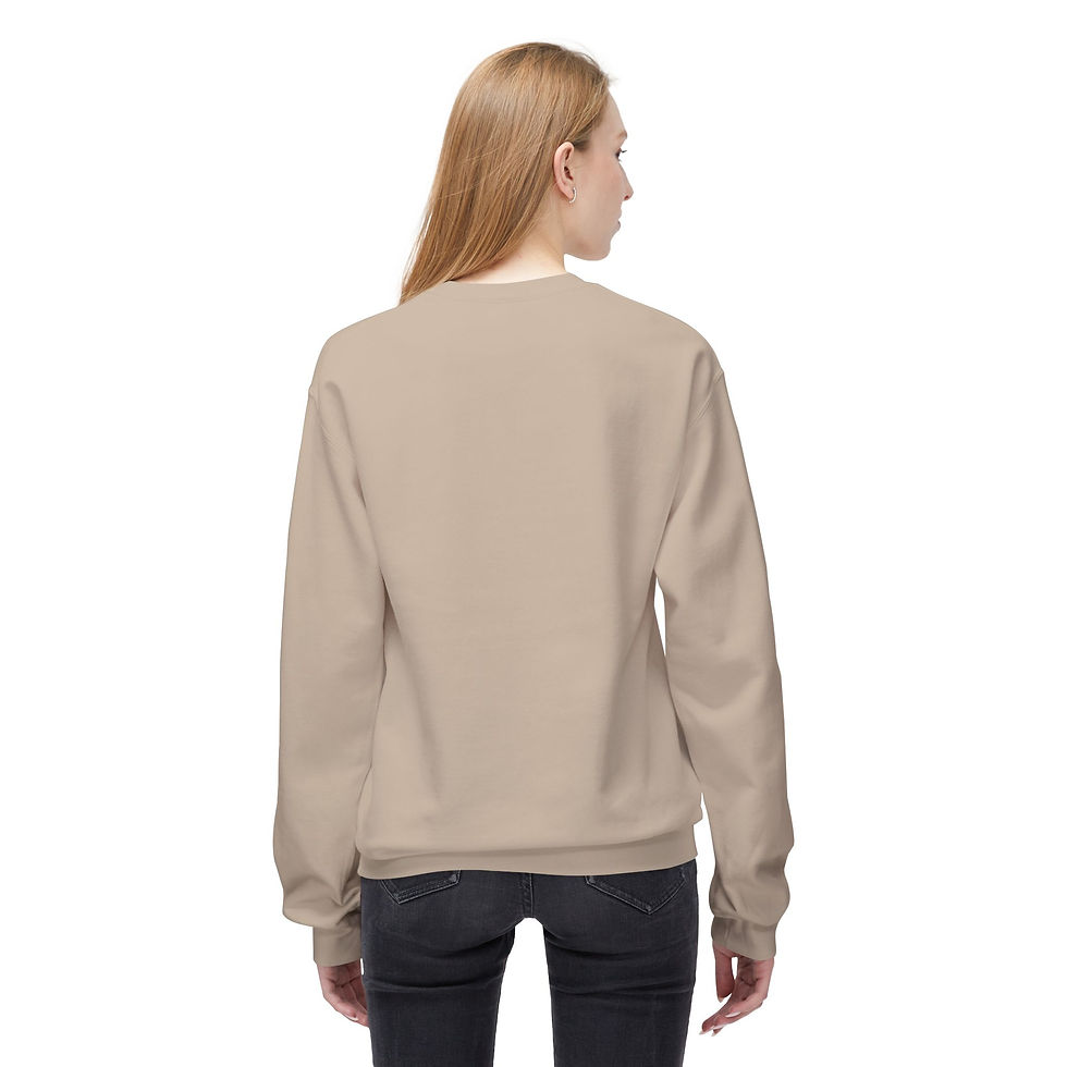 Thumbnail: In The Beginning Midweight Softstyle Fleece Crewneck Sweatshirt
