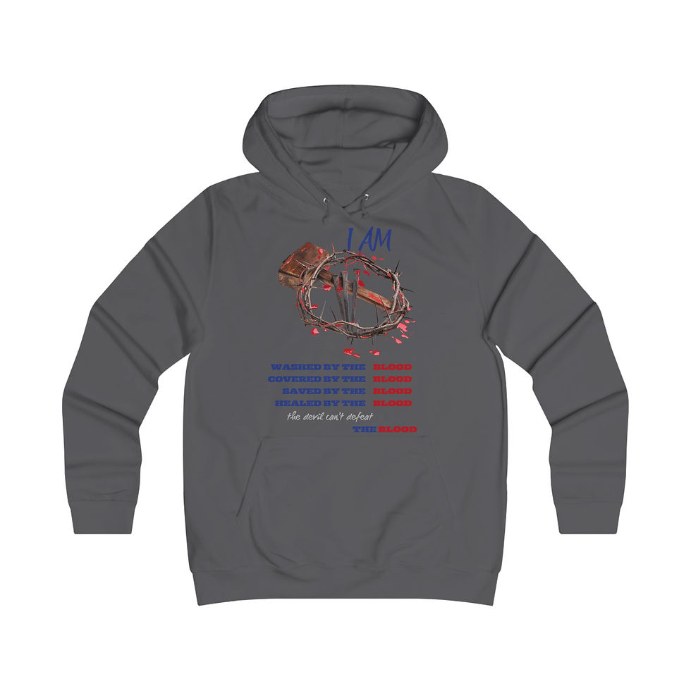 Thumbnail: Washed By The Blood Women College Hoodie