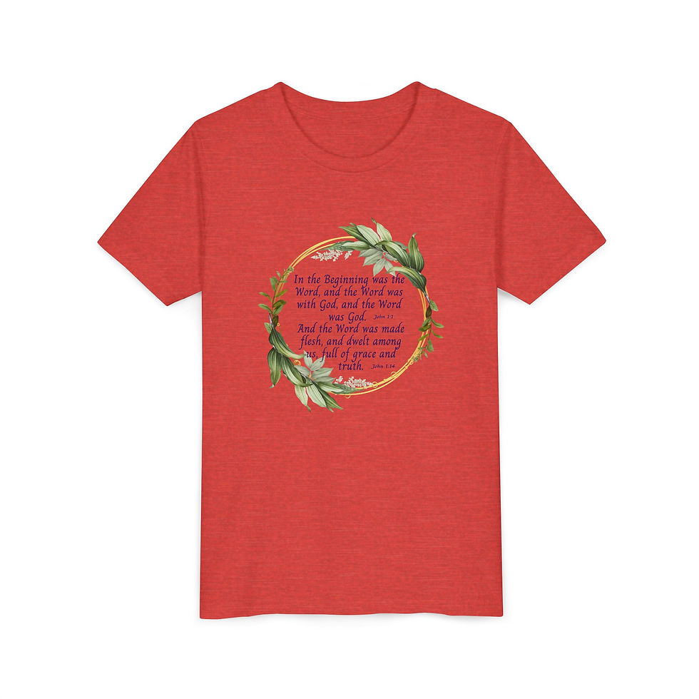 Thumbnail: In The Beginning Youth Short Sleeve Tee