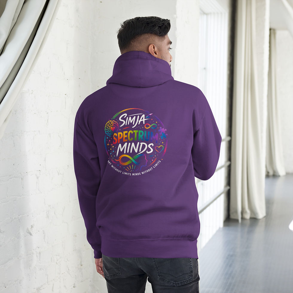 Thumbnail: QUIETLY REWRITING THE RULES Unisex Hoodie