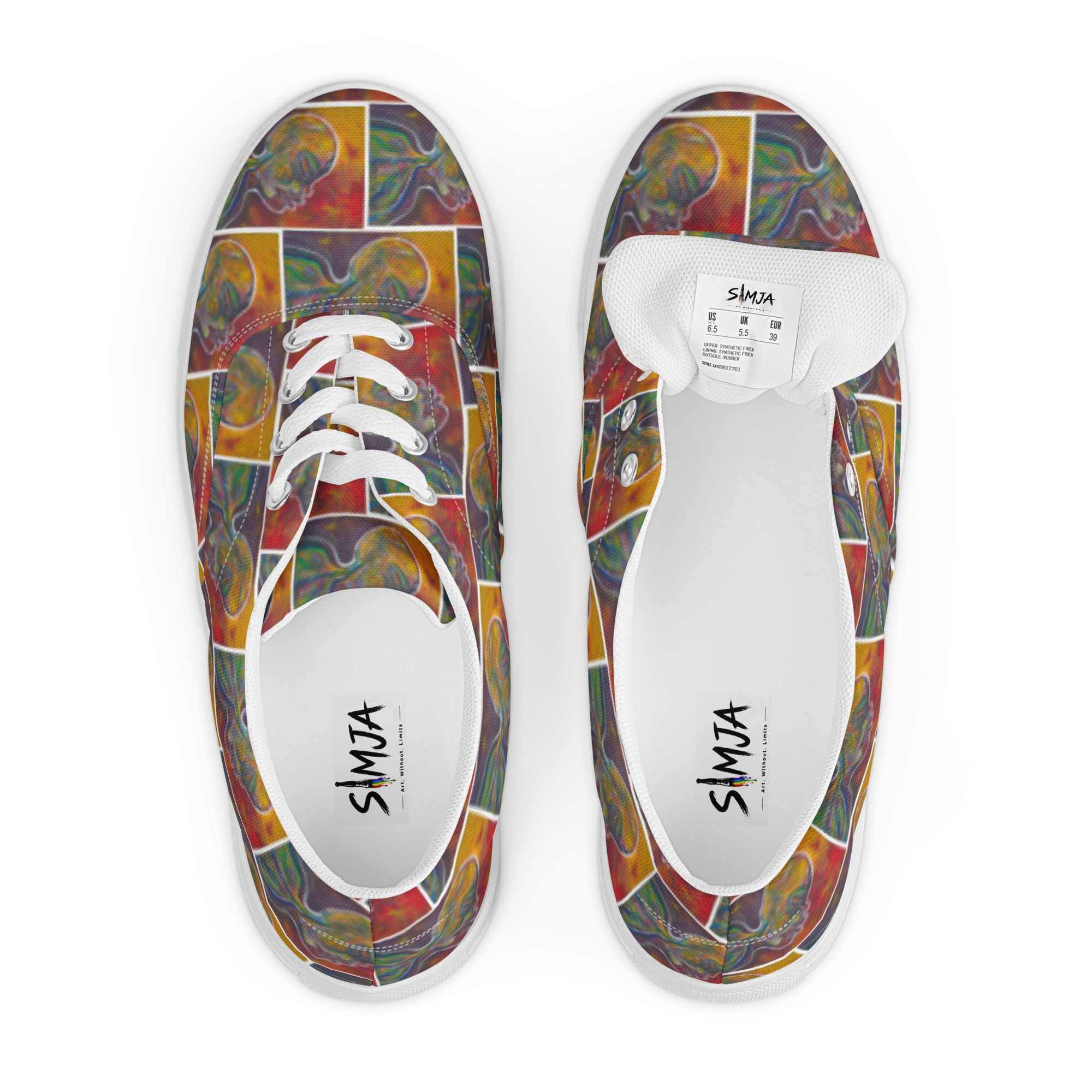 VANIR GOD Women’s lace-up canvas shoes