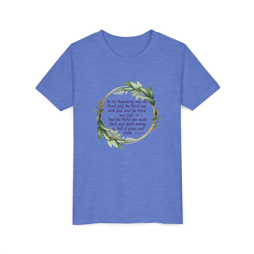 Thumbnail: In The Beginning Youth Short Sleeve Tee