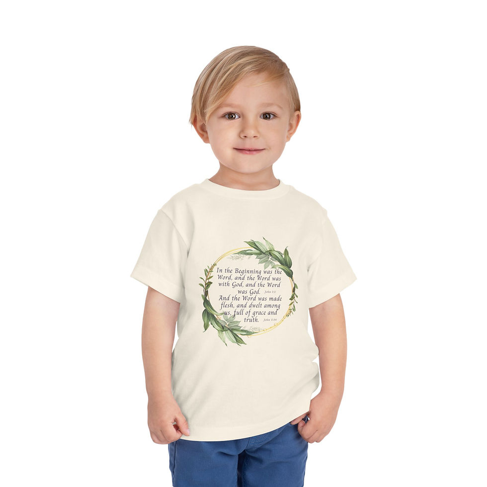 Thumbnail: In The Beginning Toddler Short Sleeve Tee