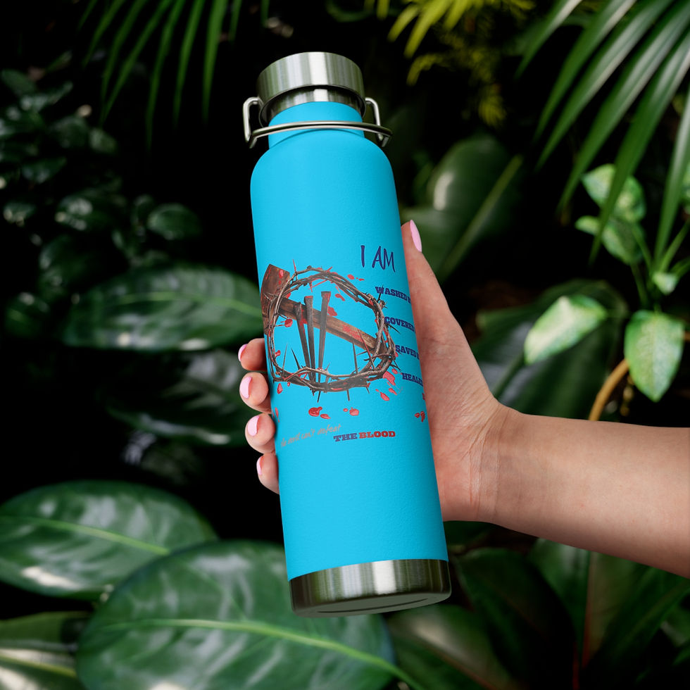 Thumbnail: Washed By The Blood Copper Vacuum Insulated Bottle, 22oz