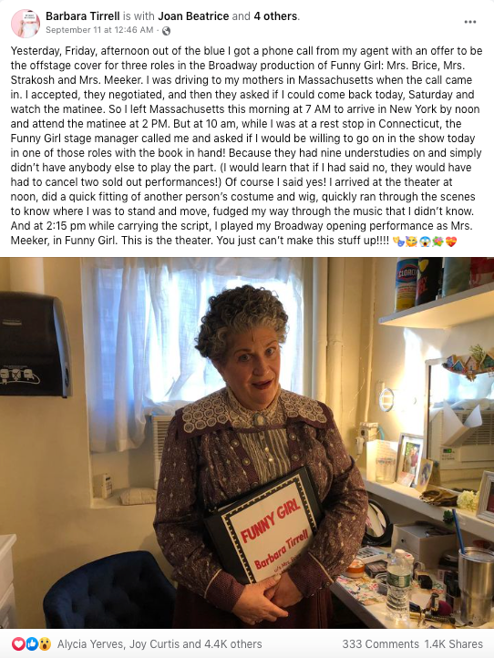 A Funny Girl and a Viral Moment