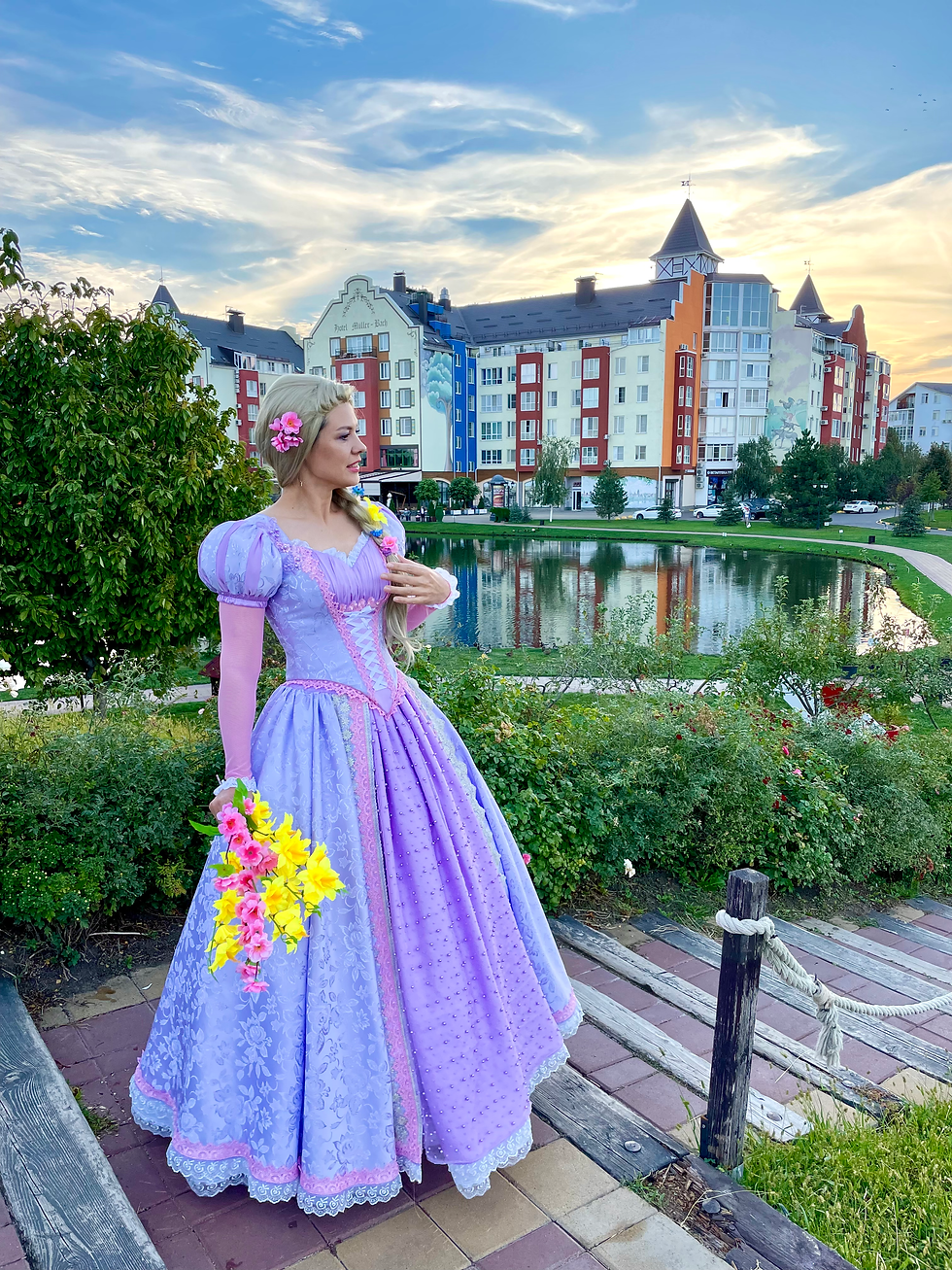 Thumbnail: Rapunzel costume by YAFFIE DREAMS Aleks Ponomareva rapunzel cosplay tangled costume disney princess dress raiponce