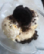 Sorvete de Creme com Oreo