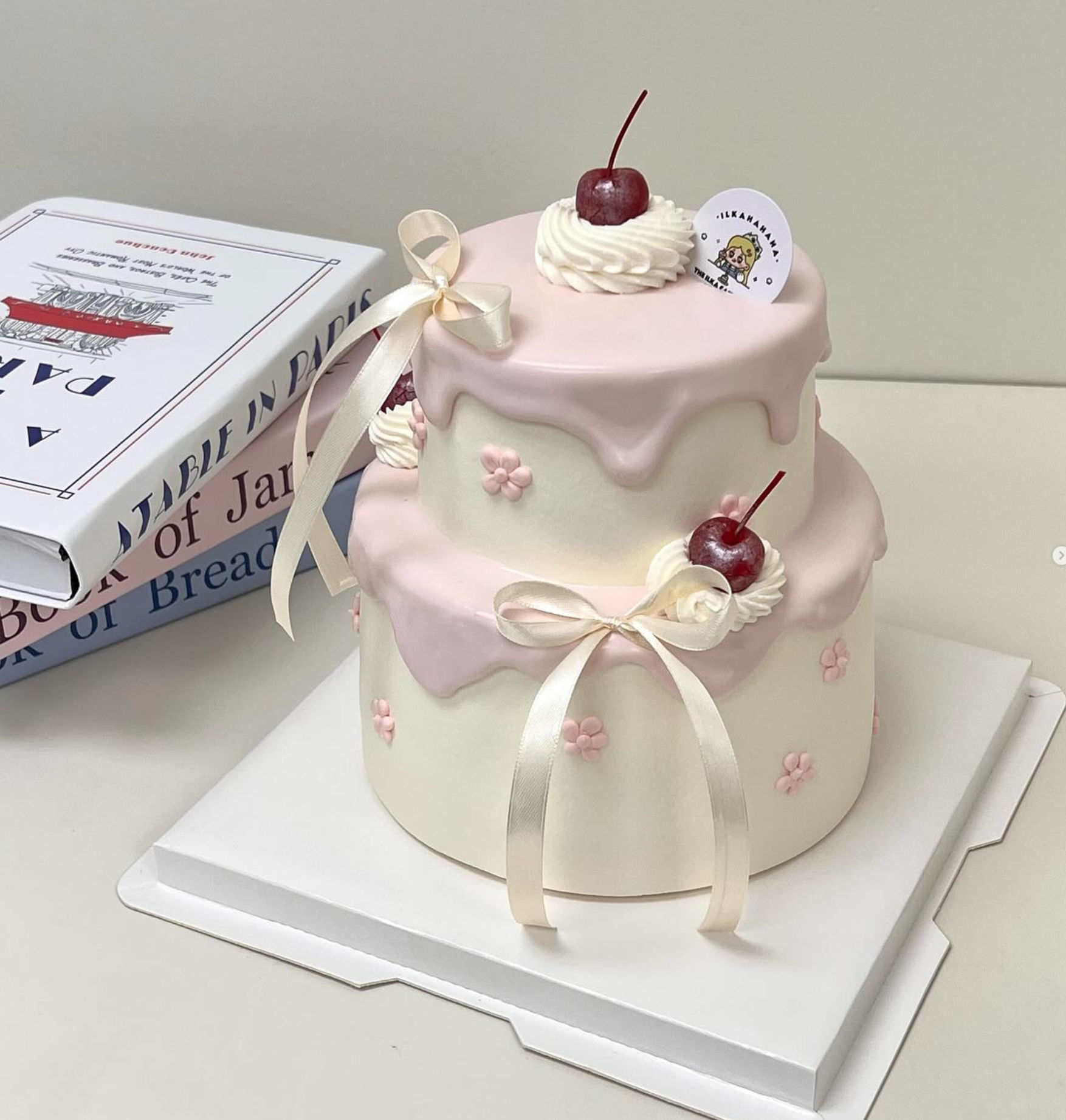 Double layer Cherry Cake